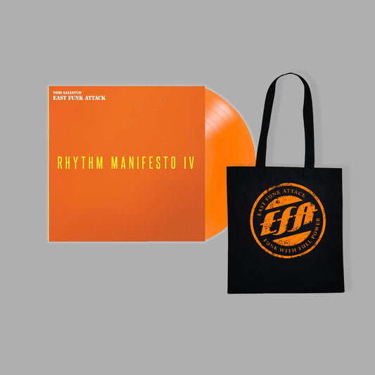 Rhythm Manifesto IV Vinyl LP orange limited edition + EFA bag with orange logo