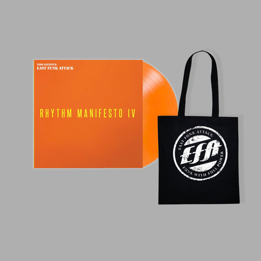 Rhythm Manifesto IV Vinyl LP Orange Limited Edition + EFA Bag with white logo