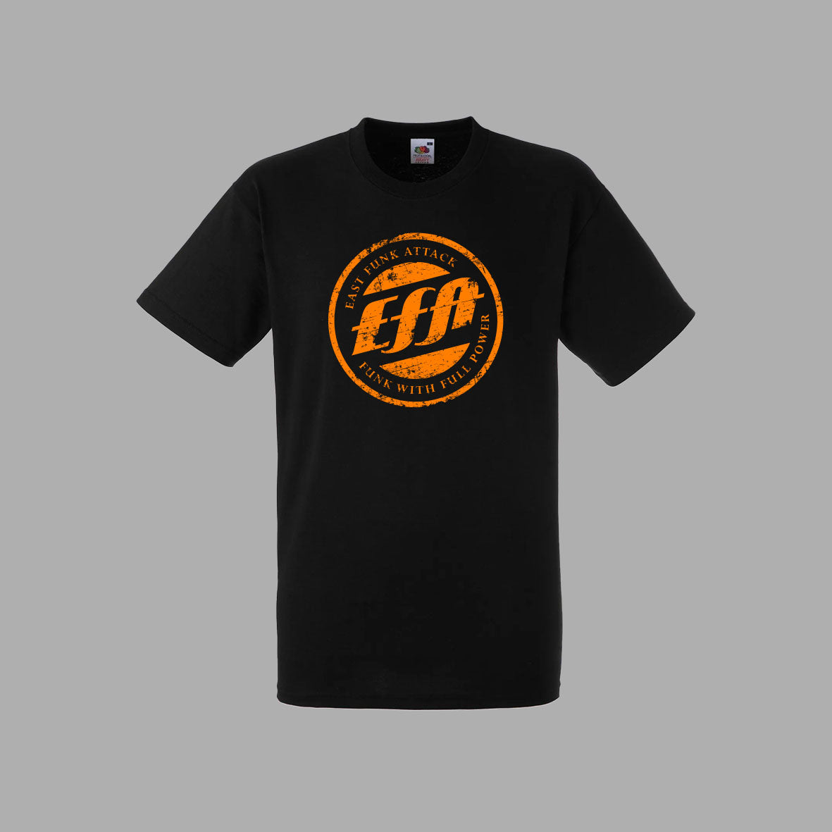 Tomi Salesvuo East Funk Attack T-shirt with orange logo